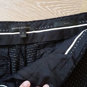 Banana Republic Pants - Banana Republic Sloan fit pants black polka dot 4 Banana Republic Pants - Banana Republic Sloan fit pants black polka dot 4